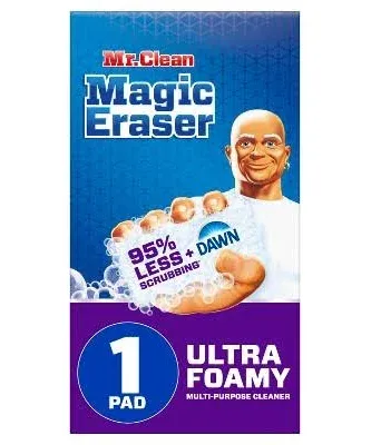 Mr. Clean Magic Eraser Ultra Thick Melamine Cleaning Pad Sponge Heavy Duty Clean