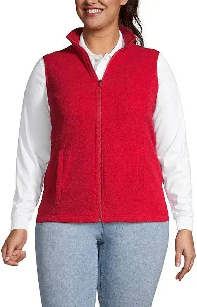 Lands' End Women's Thermacheck 100 Fleece Vest