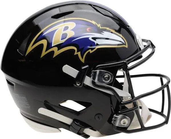 BALTIMORE RAVENS NFL Authentic GAMEDAY Football Helmet w/S2EG-SW-SP Facemask