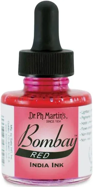 Dr. Ph. Martin&#039;s Bombay India Ink, 0.5 oz, Set 2 Colors