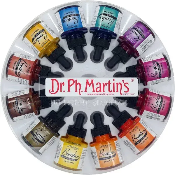 Dr. Ph. Martin's Bombay India Ink Set of 12