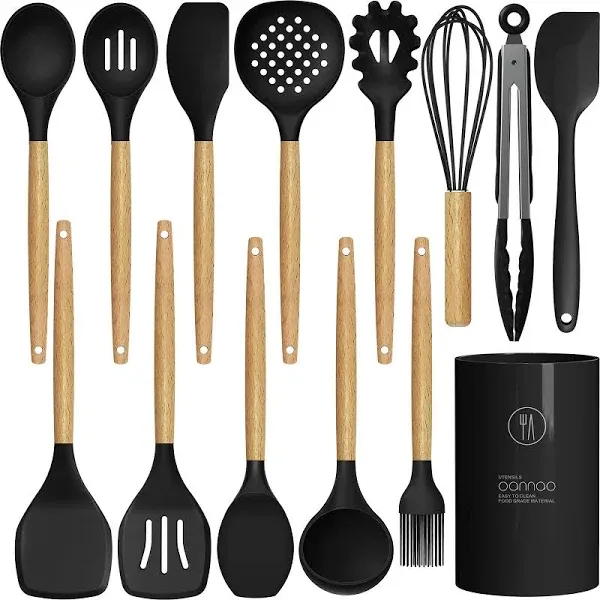 Silicone Cooking Utensils Set 446°F