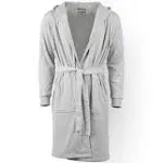 DudeRobe Men’s Hooded Bathrobe with Pockets, From Shark Tank, Soft, Comfy & Absorbent Cotton Robe for After Shower & Lounging