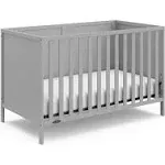 Graco - Theo 3-in-1 Convertible Crib - Pebble Gray