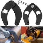 Sunluway 1266 Adjustable Gland Nut Wrench & 7463 Small Adjustable Gland Nut Wrench Universal for Hydraulic Cylinders On Most Farm & Construction