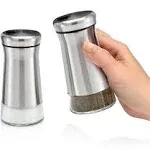 Home EC Salt and Pepper Shaker Set of 2 with Adjustable Pour Settings