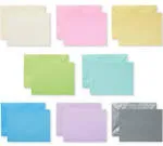 American Greetings Single Panel Blank Cards with Envelopes, Pastel (100-Count)