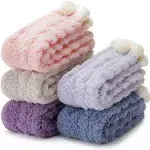 Womens Fuzzy Socks Slipper Fluffy Cozy Comfy Cabin Plush Warm Winter Sleep Home