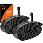 2-Pcs 20" Heavy Duty Bike Tire Tubes 20x2.10/2.40 AV32 mm Schrader Valve 20 Bicycle Inner Tubes Compatible with 20x2.10 20x2.125 20x2.20 20x2.25