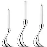 Georg Jensen Cobra Candleholder Set of 3