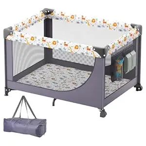 VEVOR Baby Travel Crib and Play Yard