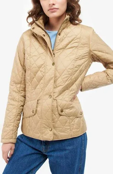 NWT Barbour Women’s Flyweight Cavalry Quilted Jacket China Blue Size 10 US