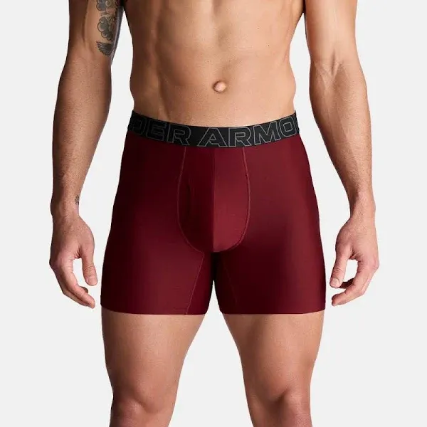 Men's Under Armour Performance Tech 6” Boxer Briefs – 3 Pack