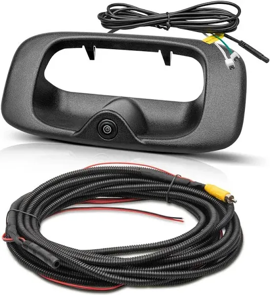 Red Wolf Tailgate Handle Backup Camera