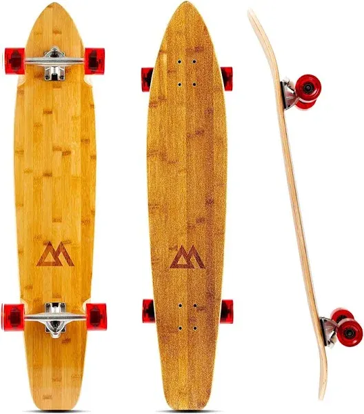 Magneto 44 inch Kicktail Cruiser Longboard Skateboard