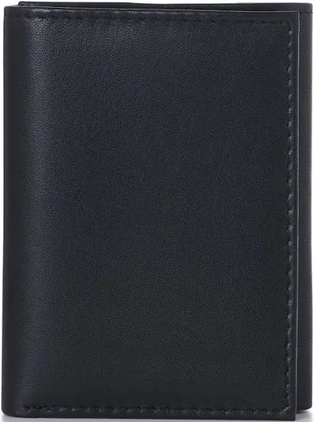 Alpine Swiss Men's Genuine Leather Trifold Wallet