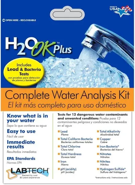 H2O OK Plus Complete Water Analysis Kit