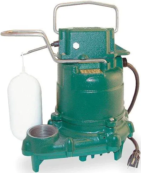 Zoeller M53 Mighty-Mate 1/3 HP Submersible Sump Pump