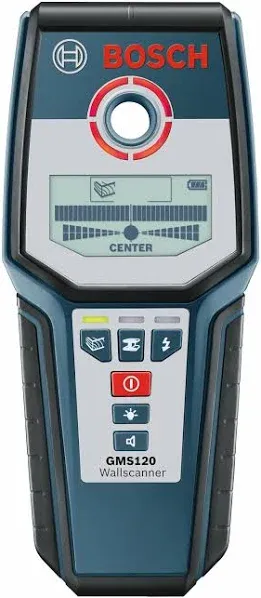 BOSCH GMS120-RT Reconditioned Digital Multi-Scanner with Modes for Wood, Metal, and Live Wiring (Renewed)