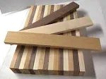 3/4” x 2” x 16” Combo of 6 Walnut 6 Cherry and 6 Hard Maple - 18 Board