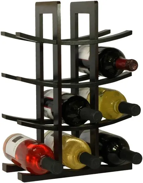 Oceanstar 12-Bottle Bamboo Wine Rack WR1132