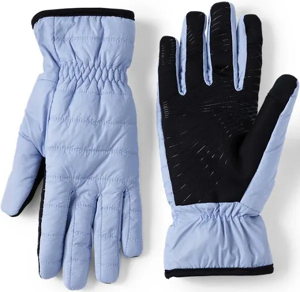 Lands' End Women's Wanderweight Quilted EZ Touch Screen Gloves