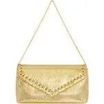 🆕️ Rebecca Minkoff - Spectacular Whip Metallic Envelope Clutch Bag! ✨️