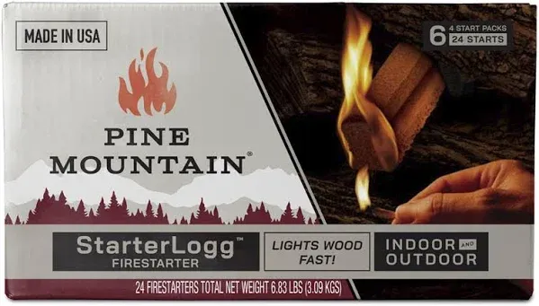 Pine Mountain Starterlogg Firestarters 24 Pack