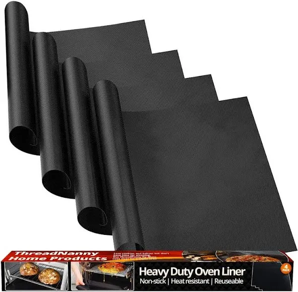 4-Pack Nonstick Oven Liners