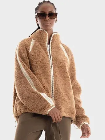 UGG Nikia Jacket Fleece jacket, Dames, Maat: Medium, Chestnut