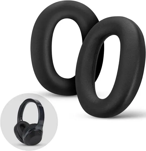 Sony WH-1000XM2 &amp; MDR-1000X Replacement Earpads - Soft PU Leather &amp; Memory Foam Ear Pad Cushions For Extra Comfort, Easy &amp; Quick Installation