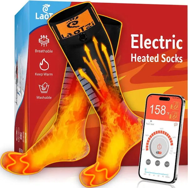 LAOTZI Heated Socks Rechargeable