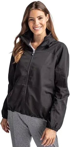 NEW Cutter &amp; Buck MED Charter Eco Recycled Women&#039;s Full-Zip Navy Jacket LCO00061