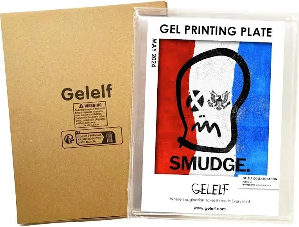 GELELF New Generation Gel Printing Plate, Upgraded Formula Printing Plate for...