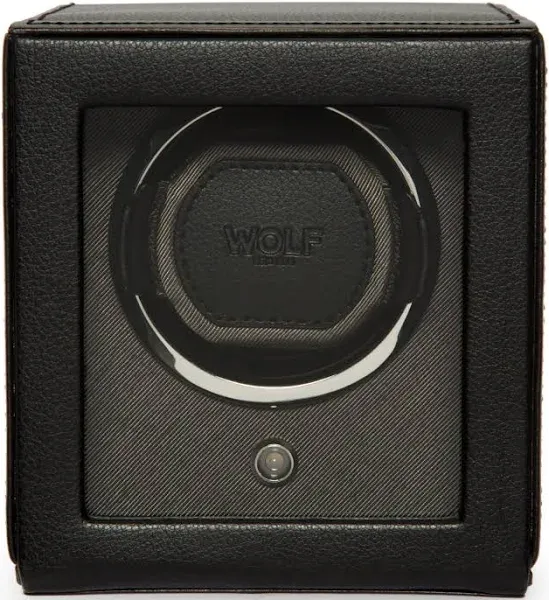 Wolf Cub Single Watch Winder with Cover