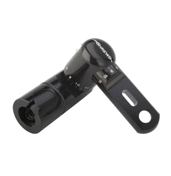 Shrewd Single Adjustable V-Bar Matte Black