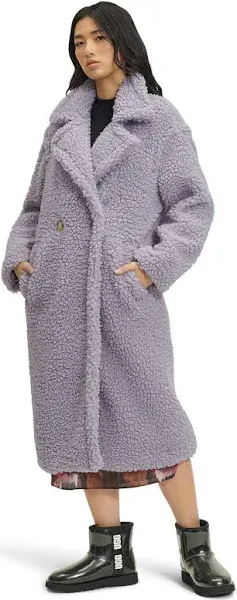 UGG Women's Gertrude Long Teddy Coat