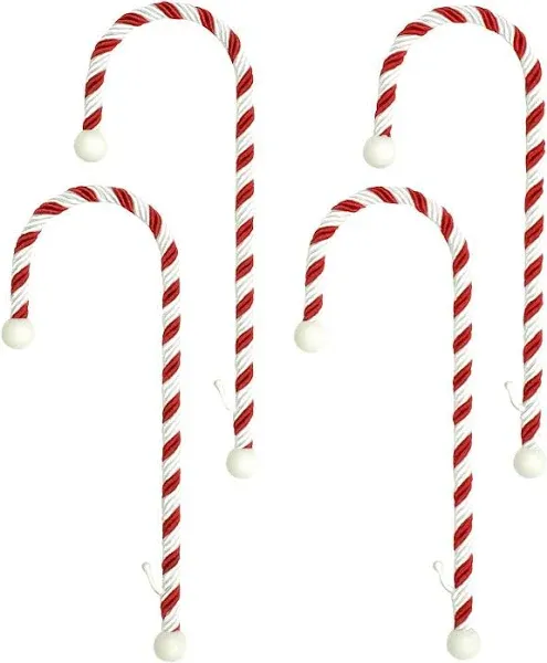 Haute Decor Classic Candy Cane Stocking Holders, 4ct.