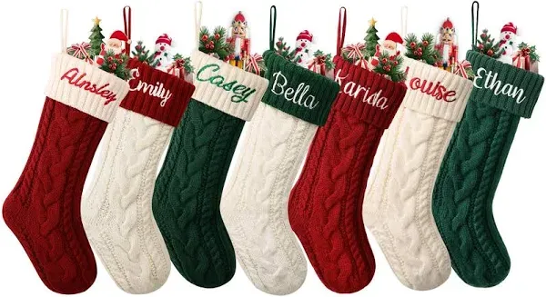 Elegantpark Personalized Christmas Stockings