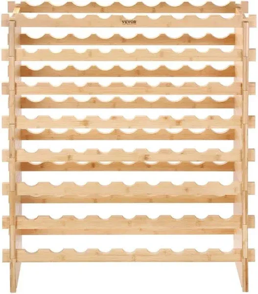 VEVOR 72 Bottle Stackable Modular Wine Rack