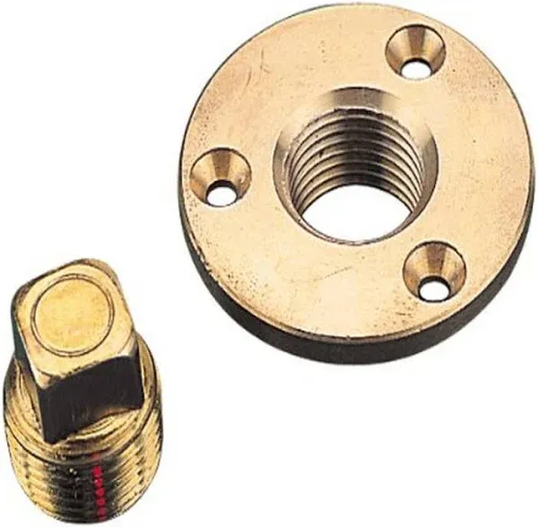 NEW SEADOG LINE MARINE BOAT BRONZE GARBOARD PLUG PART NO. 520040-1