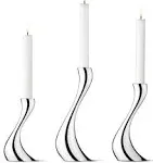 Georg Jensen Cobra Candleholder Set of 3