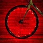 Activ Life Bicycle Tire Lights (1 Wheel, Red) Hot LED Bday Gift Ideas & Presents