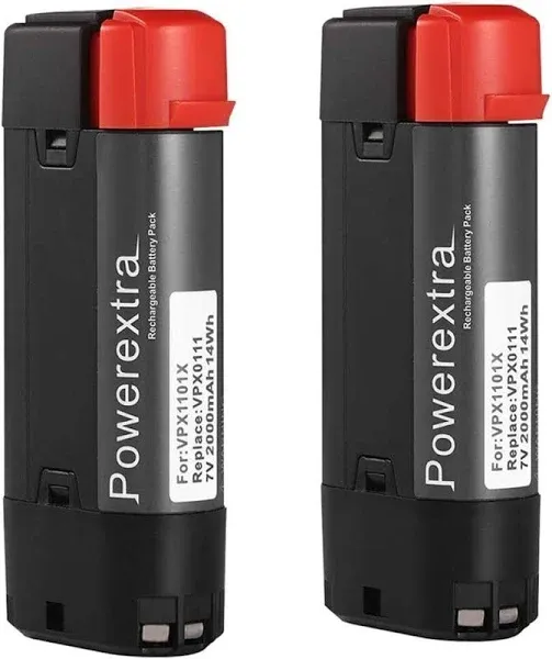 2 Pack 7V 1500Mah Li-ion Black &amp; Decker Vpx0111 Replacement Battery C