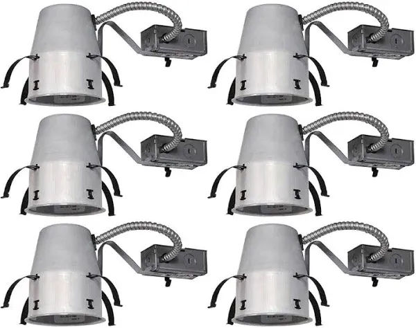 Juno Lighting QC4R W CP6 Pack of (6) - Contractor Select Remodel - Grey