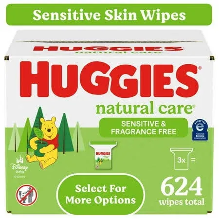 Huggies Natural Care Sensitive Baby Wipes