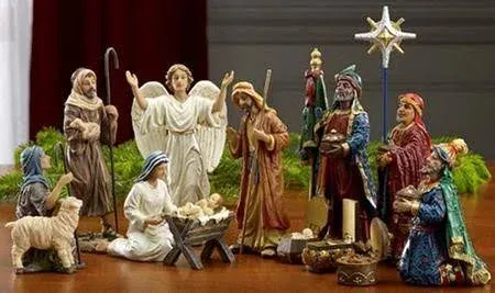 Real Life Nativity Set