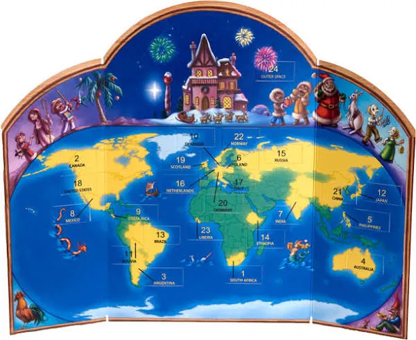 Haute Decor Advent Calendar Christmas Around the World