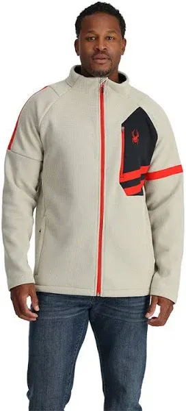 Spyder Men's Wengen Bandit Full Zip Fleece Jacket