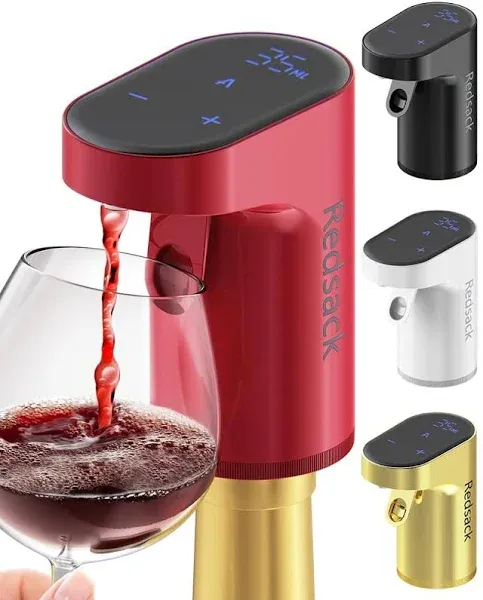 Redsack Electric Wine Decanter Aerator Dispenser Pourer Pump Soju &amp; Whiskey